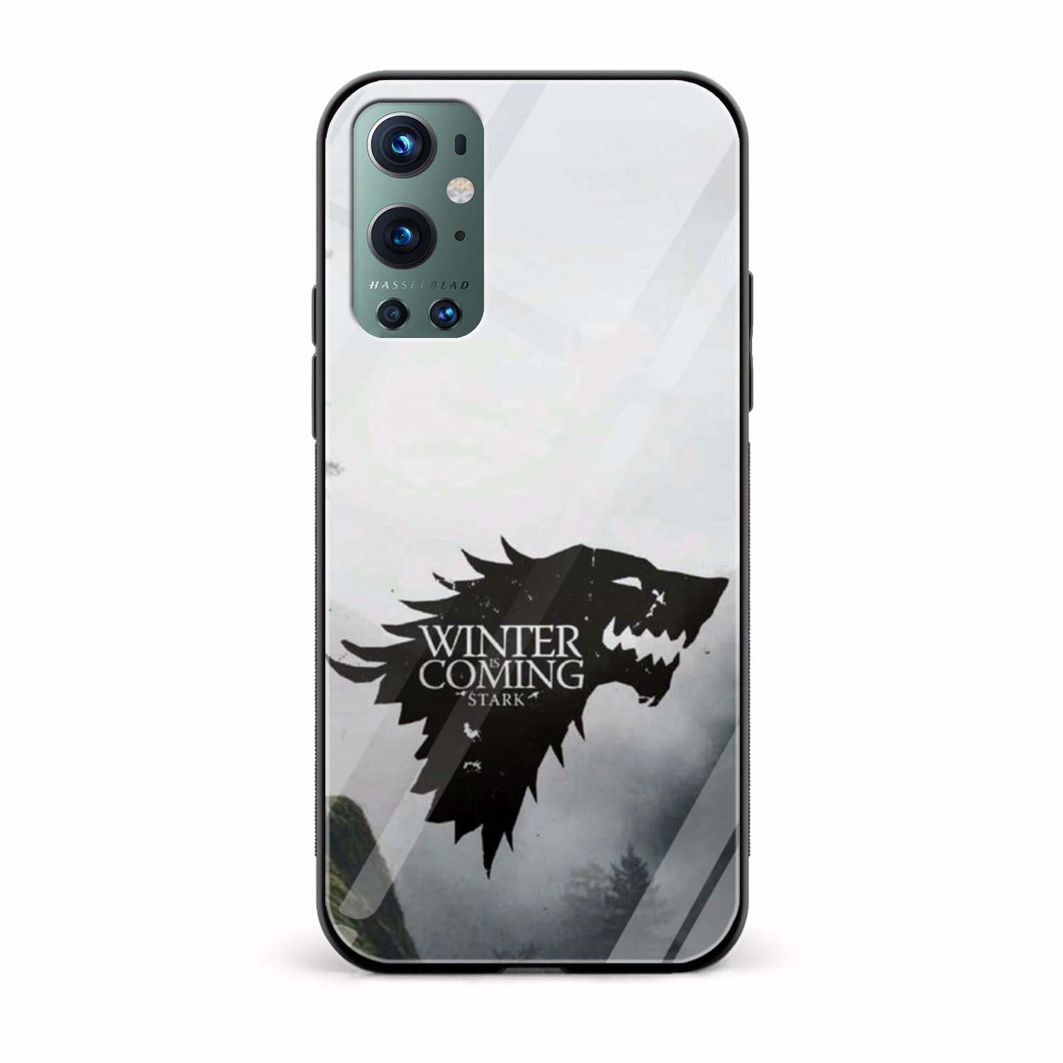 Winter Is Coming Printed Glass Back Phone Case Winter Is Coming Printed Glass Back Phone Case - Image 1
