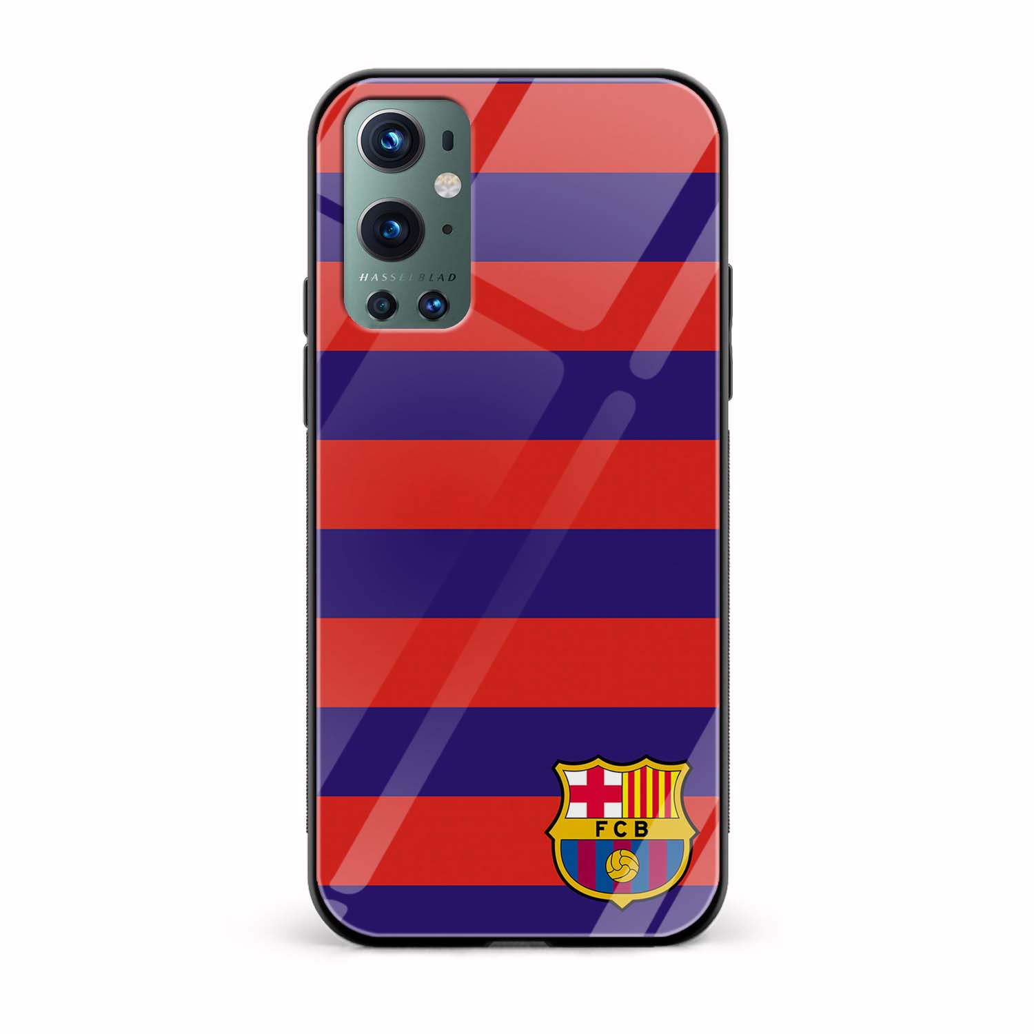 FCB Logo Printed Glass Back Phone Case FCB Logo Printed Glass Back Phone Case - Image 1
