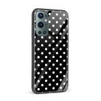 Polka Dots Printed Glass Back Phone Case - Image 2