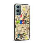 Abstract Printed Glass Back Phone Case - Image 2