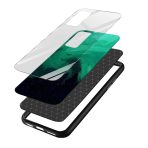Abstract Printed Glass Back Phone Case - Image 3