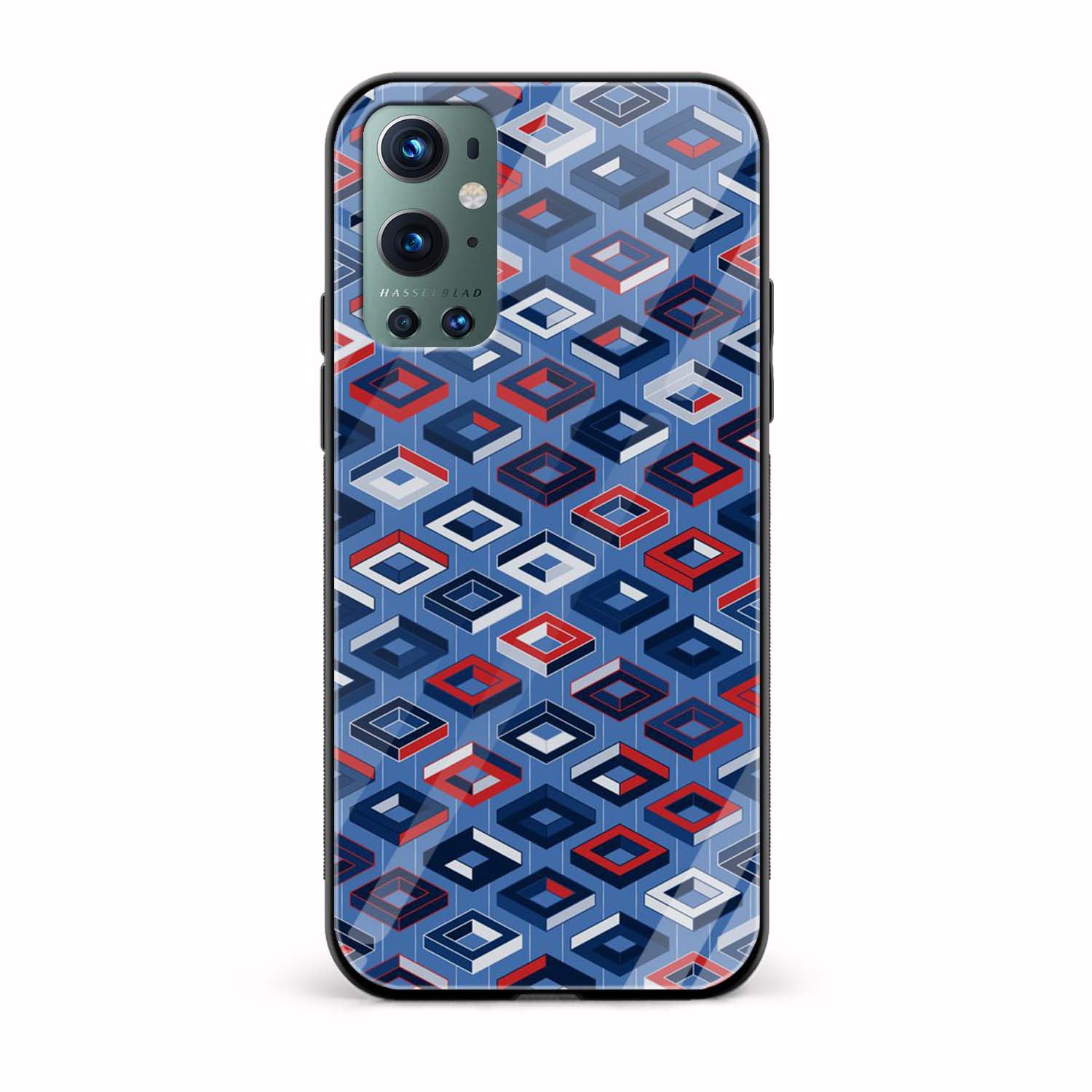 Abstract Printed Glass Back Phone Case Abstract Printed Glass Back Phone Case - Image 1