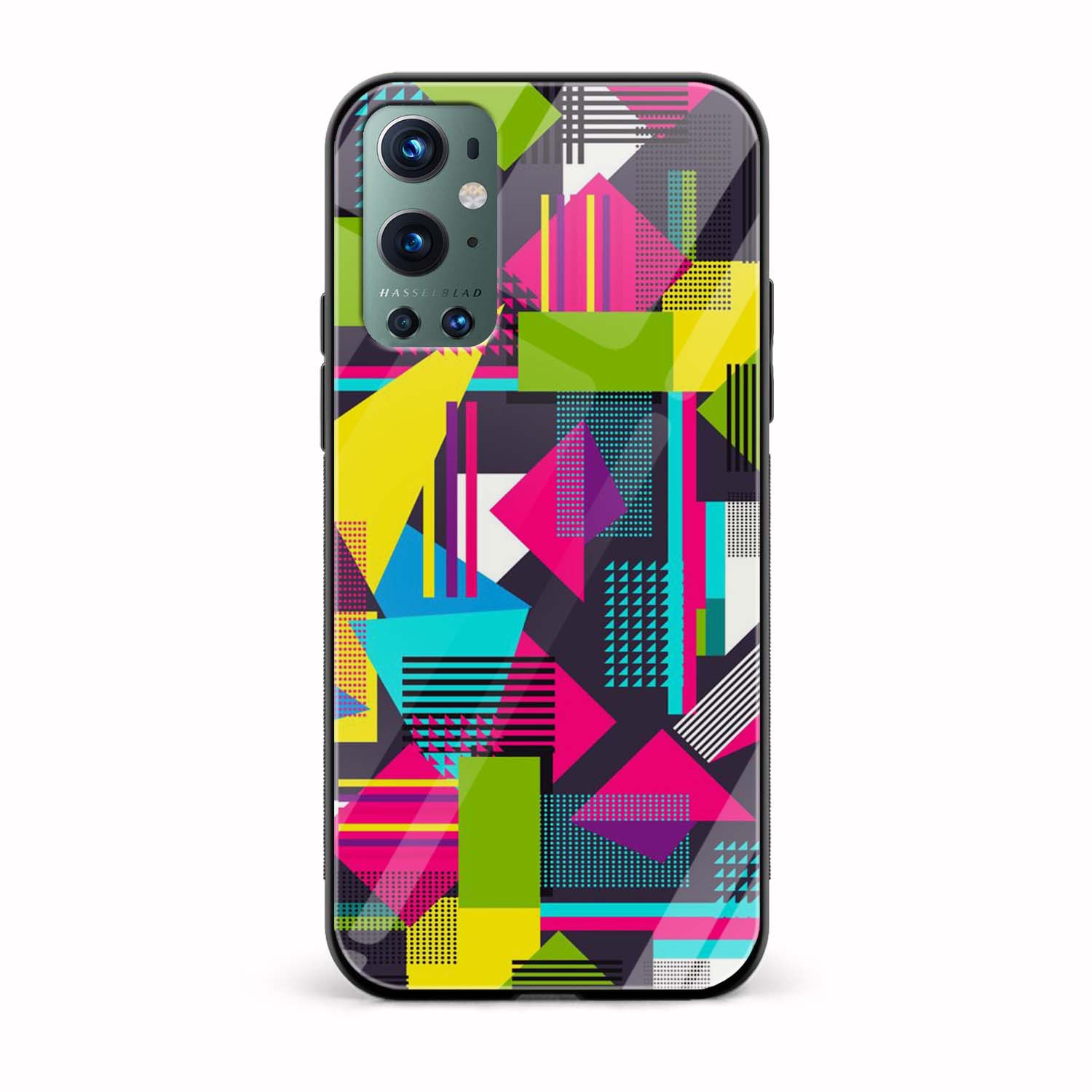 Abstract Printed Glass Back Phone Case Abstract Printed Glass Back Phone Case - Image 1
