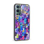 Abstract Printed Glass Back Phone Case - Image 2