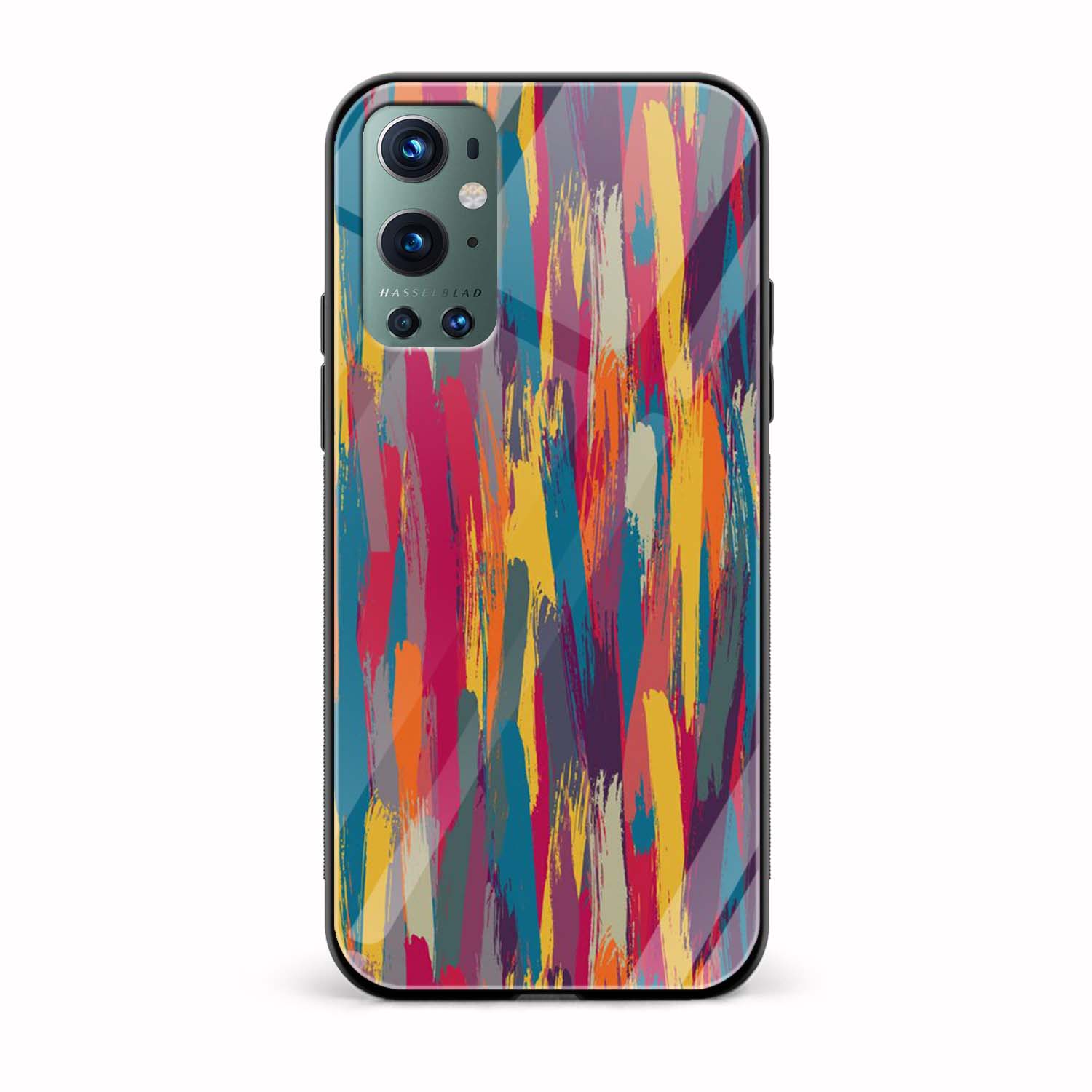 Abstract Printed Glass Back Phone Case Abstract Printed Glass Back Phone Case - Image 1