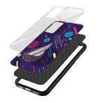 Abstract Printed Glass Back Phone Case - Image 3