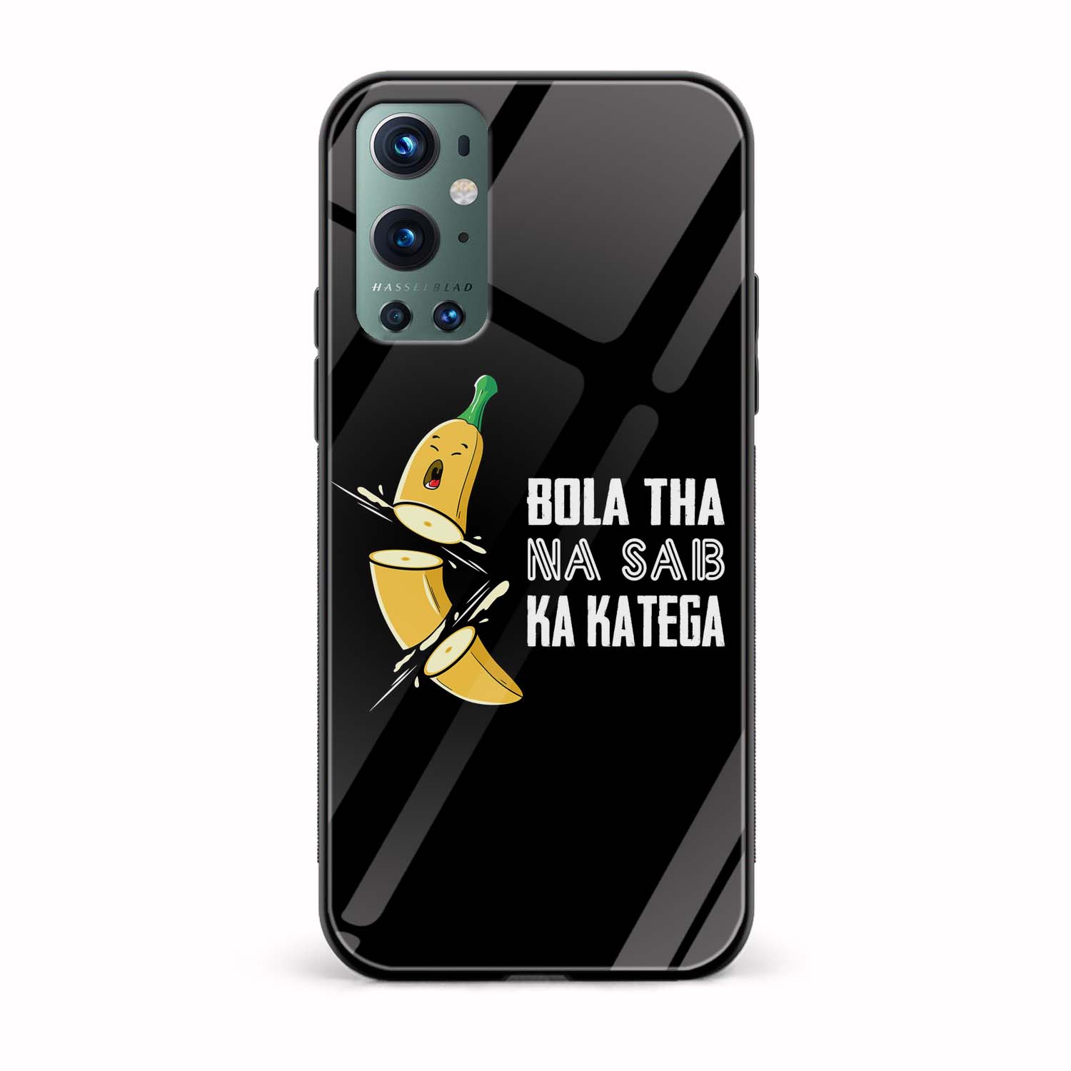 Bola Tha Na Sab Ka Katega Printed Glass Back Phone Case Bola Tha Na Sab Ka Katega Printed Glass Back Phone Case - Image 1
