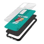 Haq Se Foodie Printed Glass Back Phone Case - Image 3