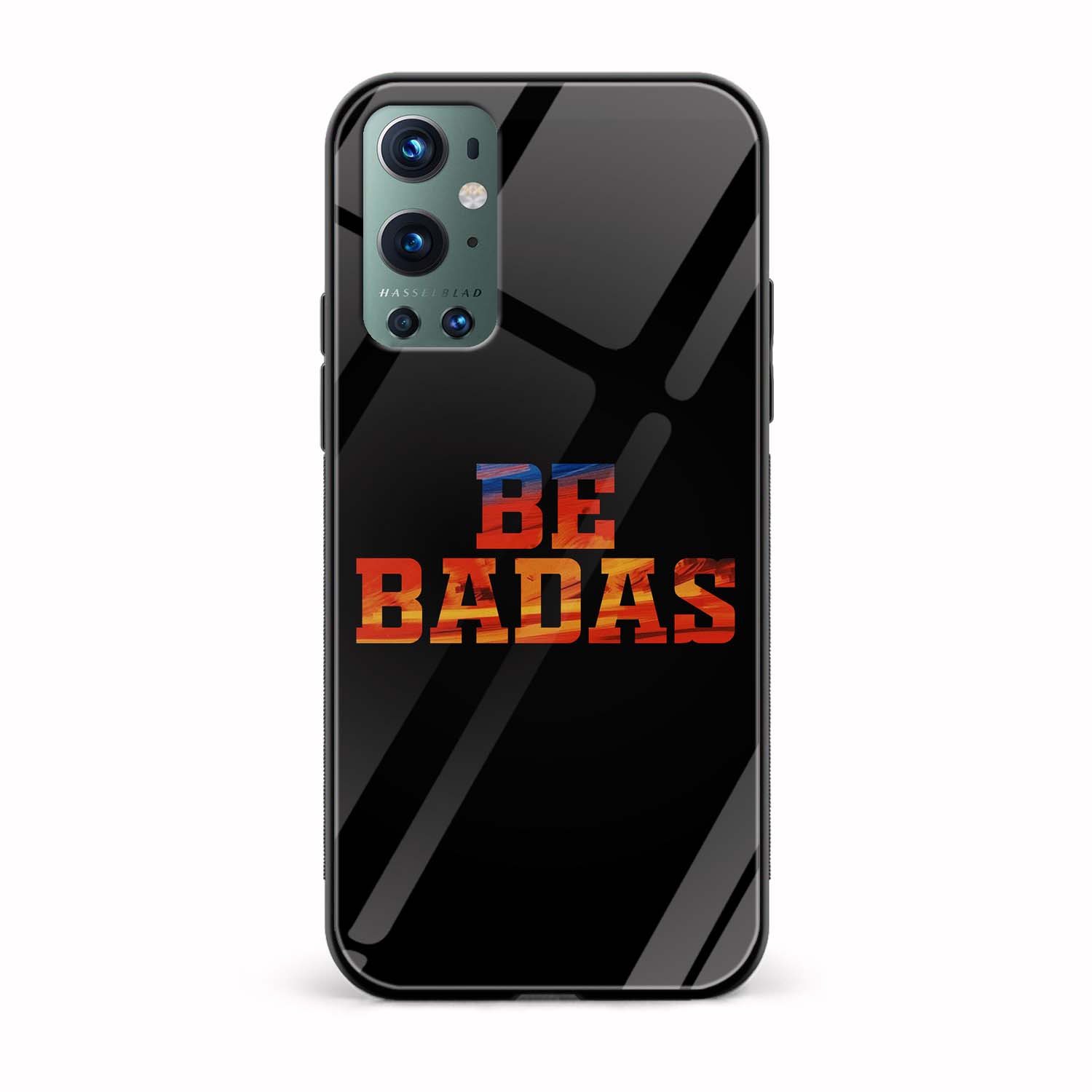 Be Badas Printed Glass Back Phone Case Be Badas Printed Glass Back Phone Case - Image 1