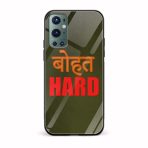 Bahot Hard Printed Glass Back Phone Case