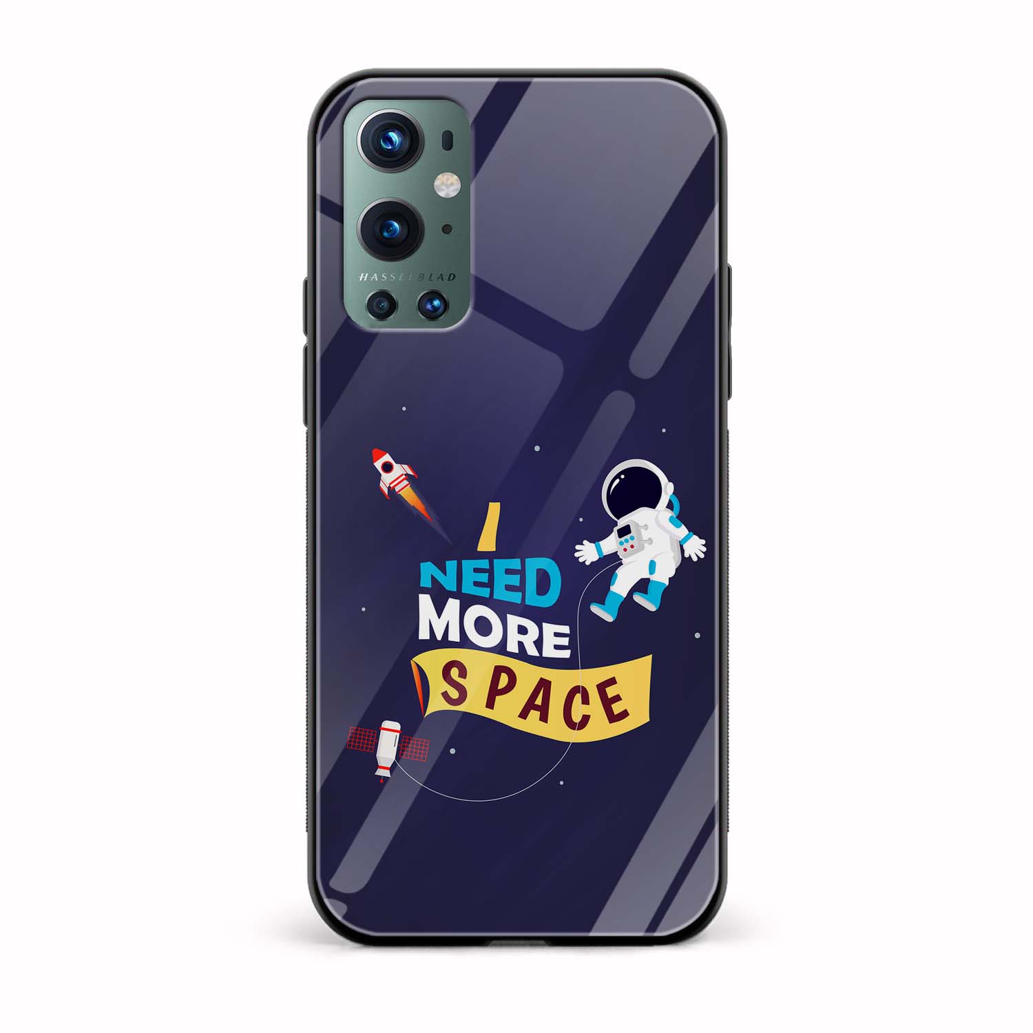I Need More Space Printed Glass Back Phone Case I Need More Space Printed Glass Back Phone Case - Image 1
