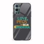 Love,Pegs Aur Dhokha  Printed Glass Back Phone Case
