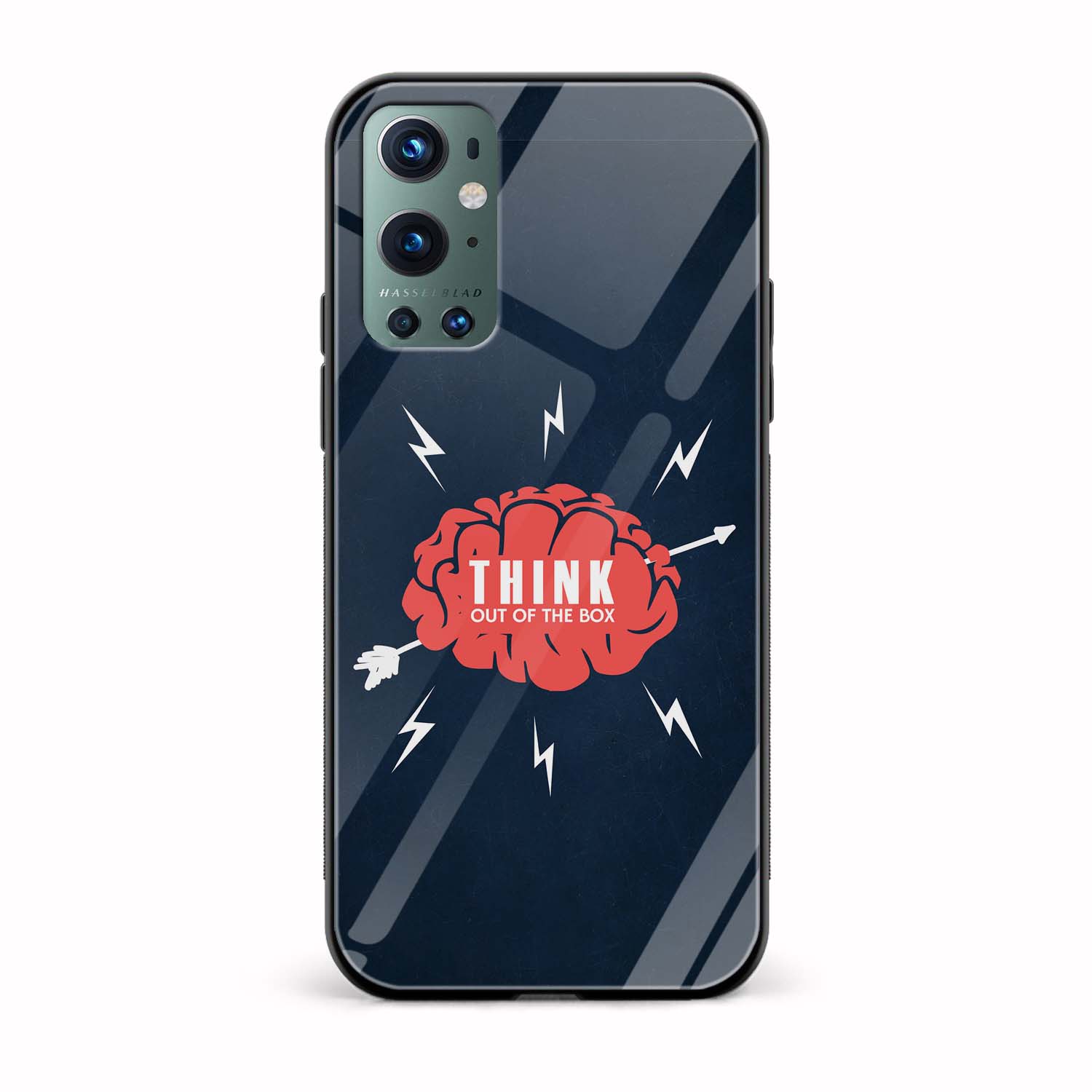 Think Out Of The Box Printed Glass Back Phone Case Think Out Of The Box Printed Glass Back Phone Case - Image 1