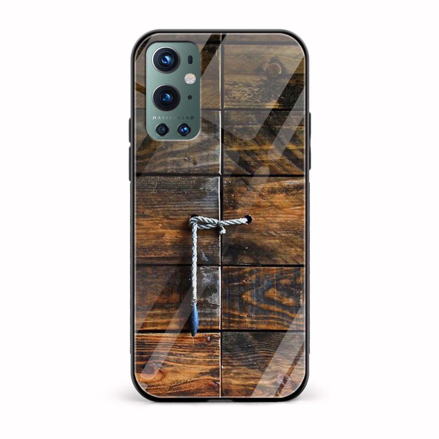 Wooden Printed Glass Back Phone Case Wooden Printed Glass Back Phone Case - Image 1