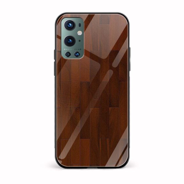 Wooden  Printed Glass Back Phone Case