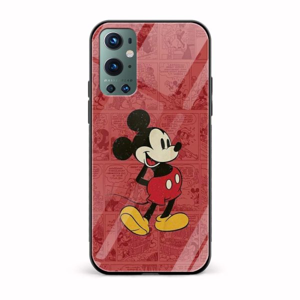 Mickey Mouse Glass Back Phone Case
