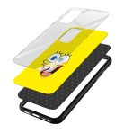 Yellow SpongeBob Glass Back Phone Case - Image 3