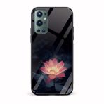 Pink Flower  Glass Back Phone Case