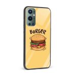 Burger Is Love Glass Back Phone Case - Image 2