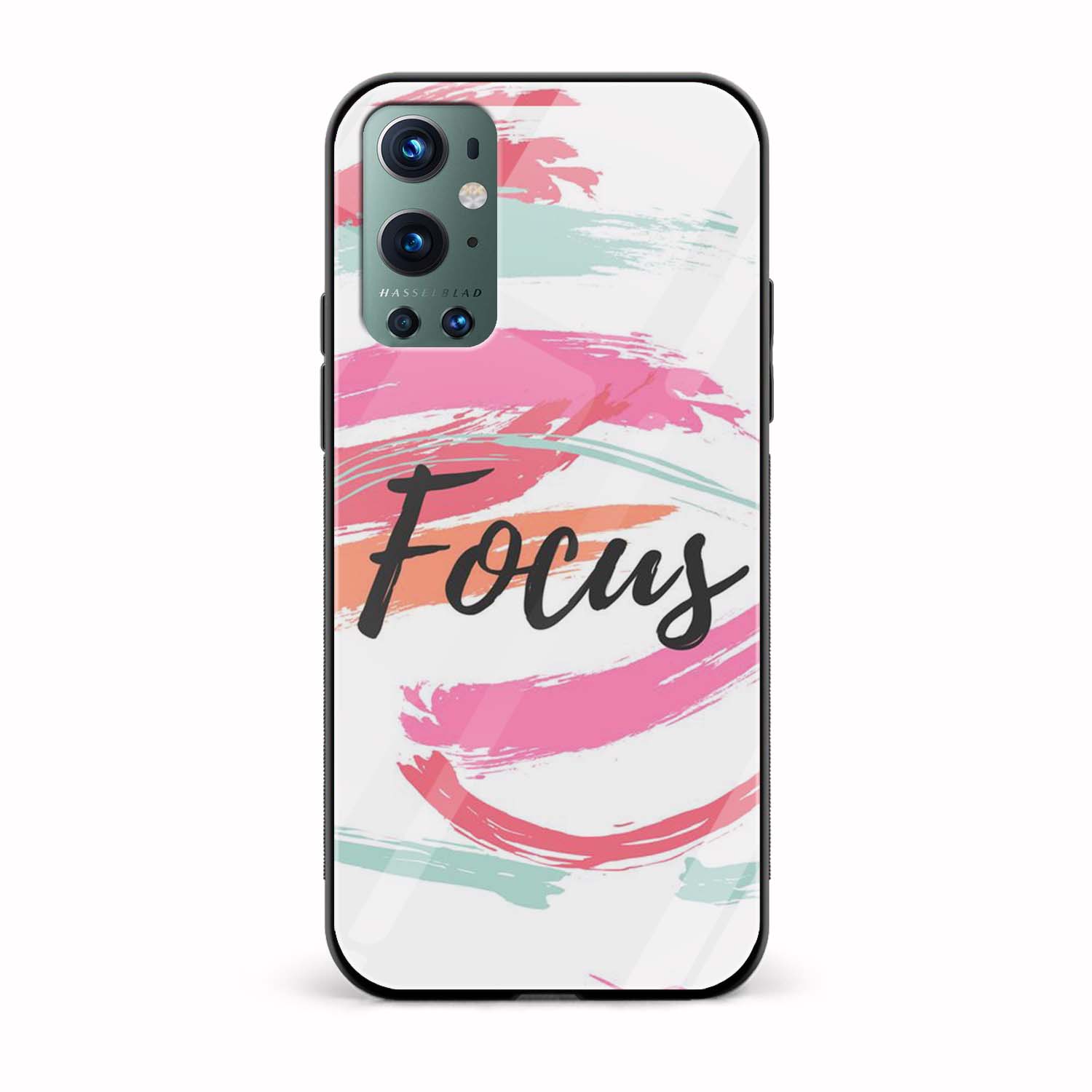 Focus on Your Goals Oil Painted Glass Back Phone Case Focus on Your Goals Oil Painted Glass Back Phone Case - Image 1