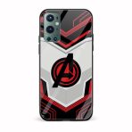 Avengers Logo  Glass Back Phone Case