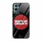 Wake Up and Crush It Glass Back Phone Case
