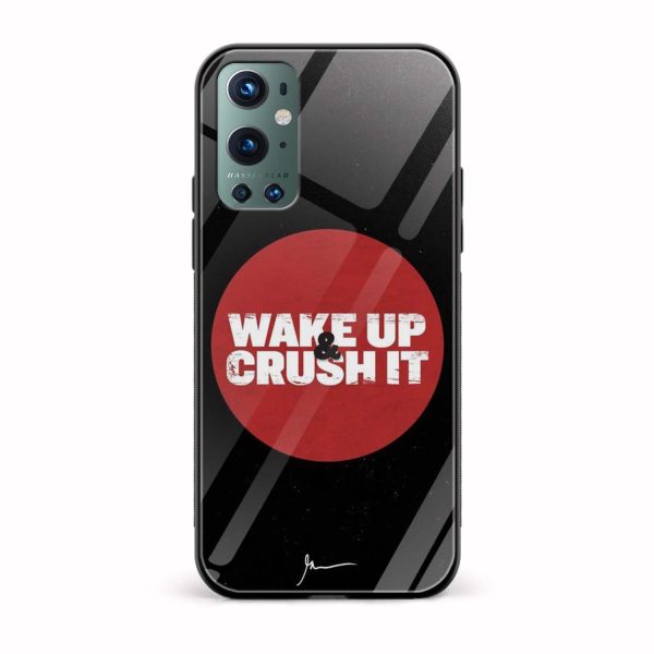 Wake Up and Crush It Glass Back Phone Case
