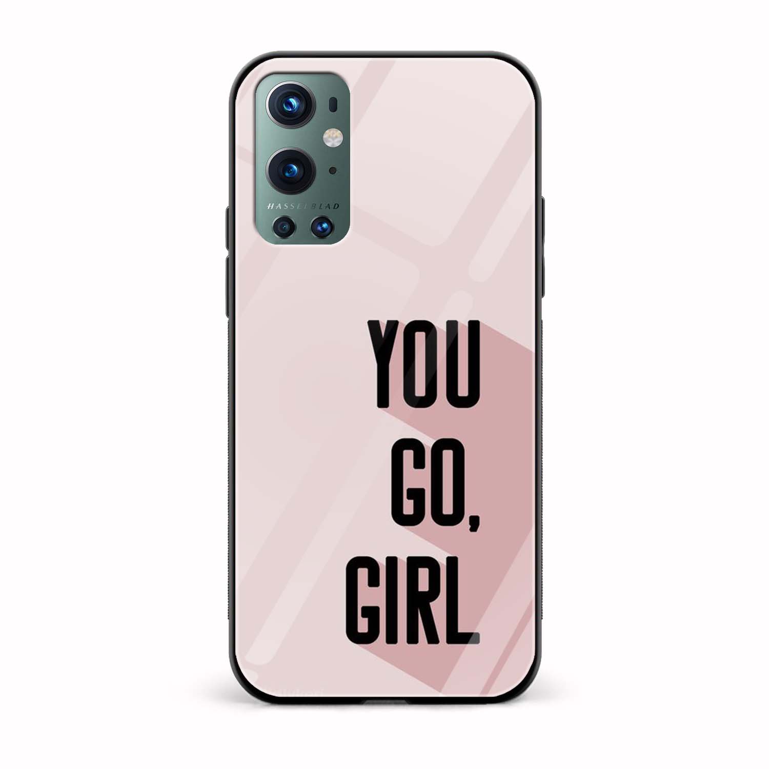 You Go Girl Glass Back Phone Case You Go Girl Glass Back Phone Case - Image 1