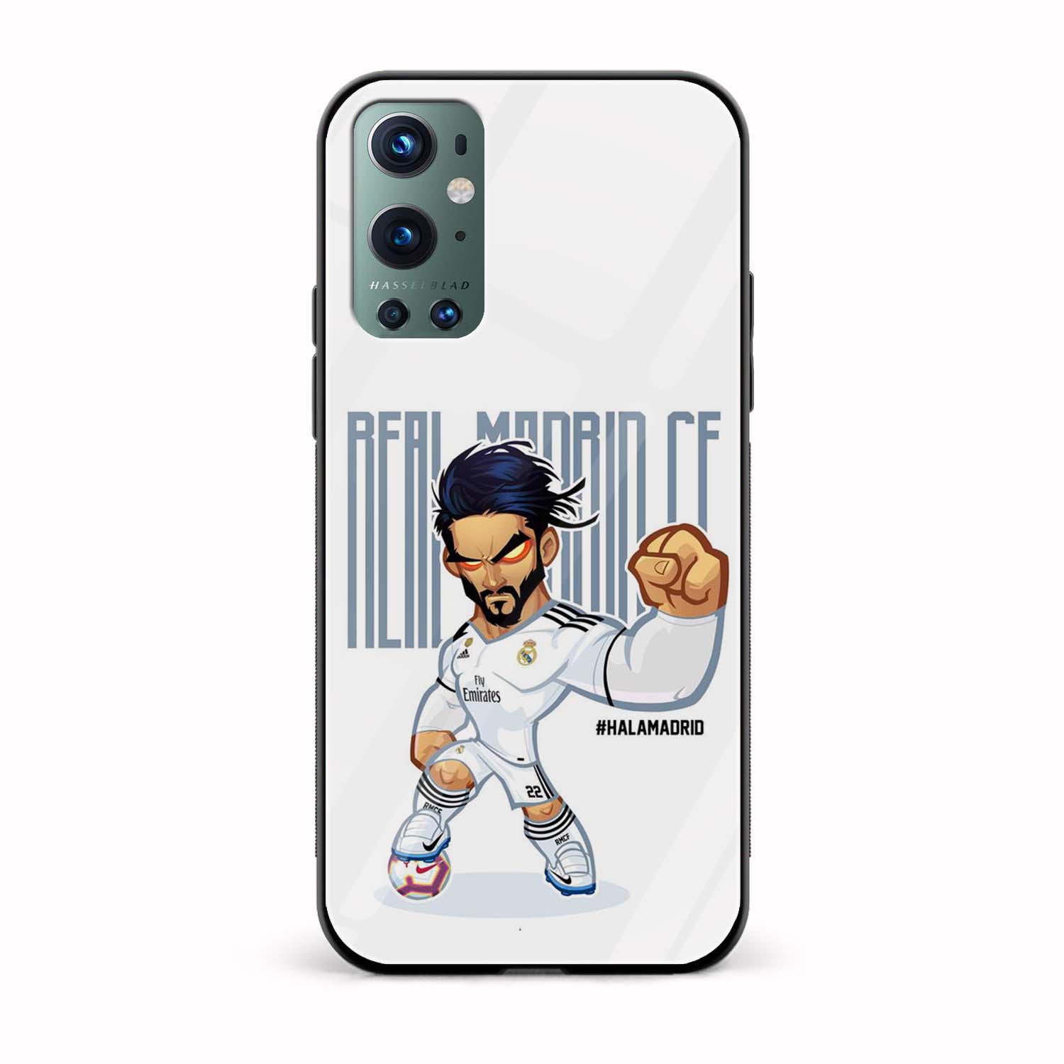 Hala Madrid Glass Back Phone Case Hala Madrid Glass Back Phone Case - Image 1