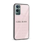 Girl Boss  Glass Back Phone Case - Image 2