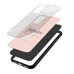 Happiness Looks Gorgeous On You Glass Back Phone Case - Image 3