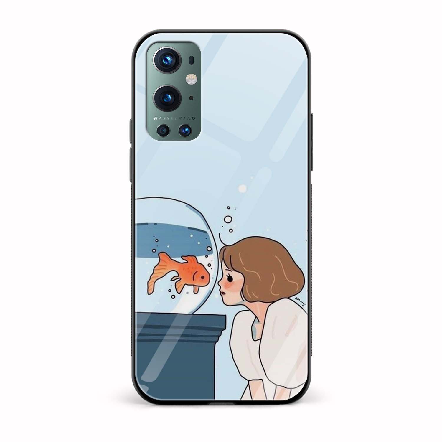 Fish Lover Glass Back Phone Case Fish Lover Glass Back Phone Case - Image 1