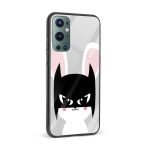 Bat Cat Glass Back Phone Case - Image 2