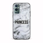 Princess on Marble  Glass Back Phone Case