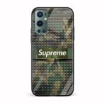 Supreme Camo  Glass Back Phone Case