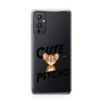 Jerry-Cute But Psycho Printed Classic Clear Soft Phone Case
