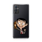 Mr.Bean with Teddy Printed Classic Clear Soft Phone Case