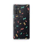 Confetti Pattern Printed Classic Clear Soft Phone Case