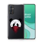 Panda Printed Classic Clear Soft Phone Case - Image 3