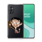 Mr.Bean with Teddy Printed Classic Clear Soft Phone Case - Image 3