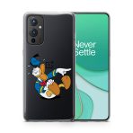 Laughing Donald Duck Printed Classic Clear Soft Phone Case - Image 3