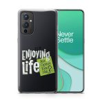 Enjoying Life Printed Classic Clear Soft Phone Case - Image 3