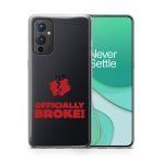 Officially Broke Printed Classic Clear Soft Phone Case - Image 3