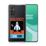 Need Space, Join ISRO Printed Classic Clear Soft Phone Case - Image 3