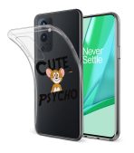 Jerry-Cute But Psycho Printed Classic Clear Soft Phone Case - Image 2