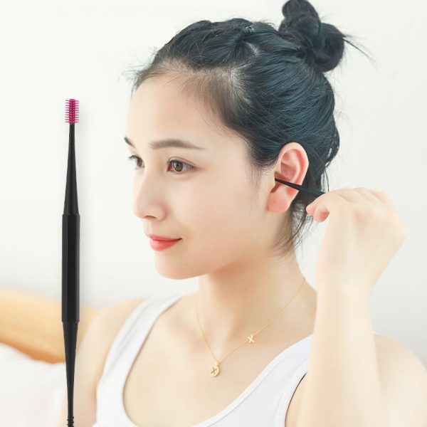 Micro-Bristle Reusable Ear Cleaner (Set Of 3 Pcs)