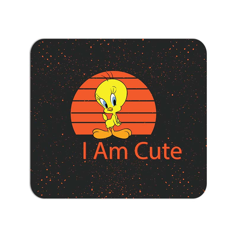 Tweety-I am Cute Printed Mouse Pad Tweety-I am Cute Printed Mouse Pad - Image 1