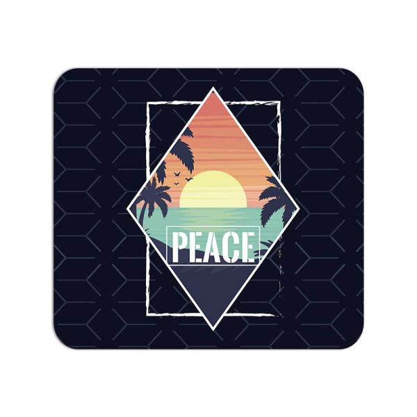 Peace Printed Mouse Pad