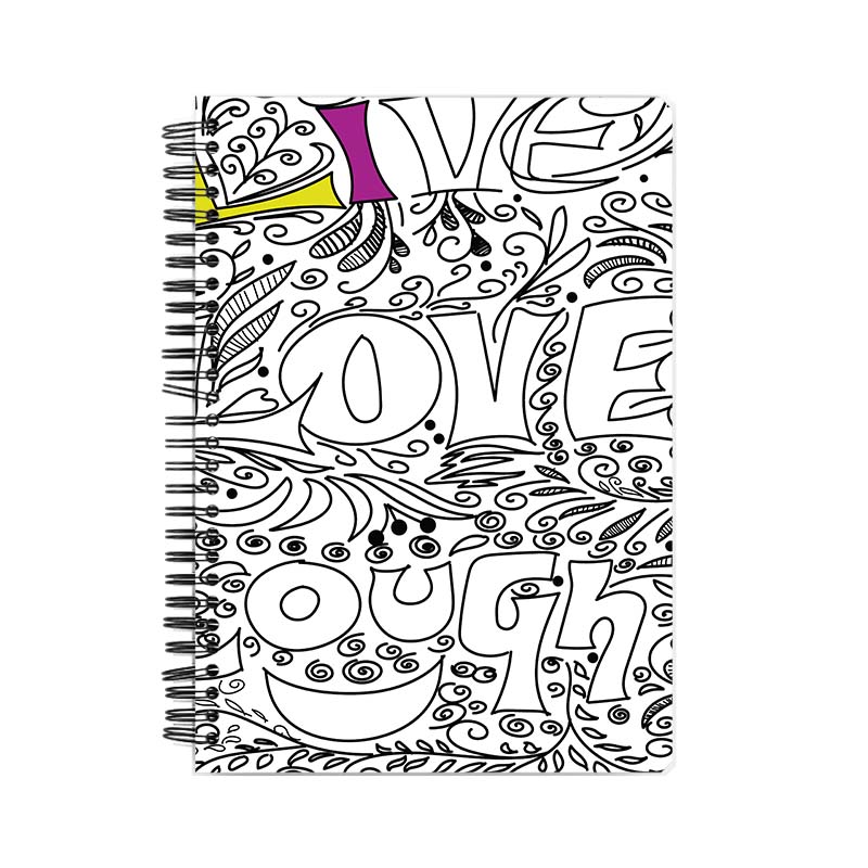 Live Love Laugh Printed Notebook Live Love Laugh Printed Notebook - Image 1
