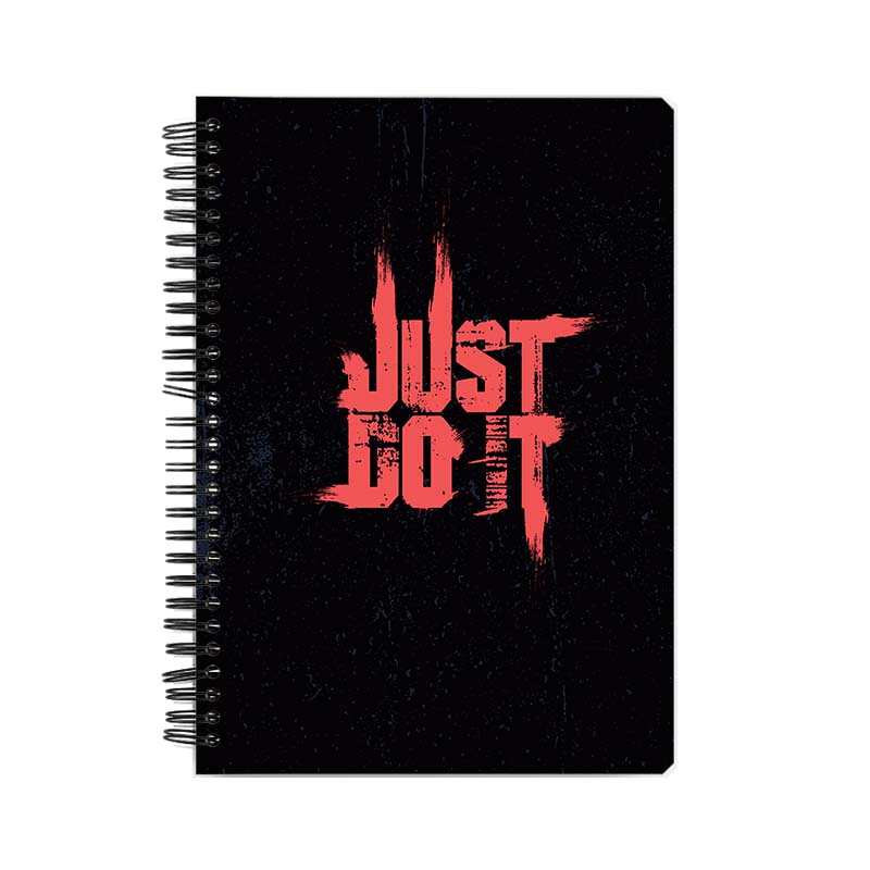 Just Do It Printed Notebook Just Do It Printed Notebook - Image 1